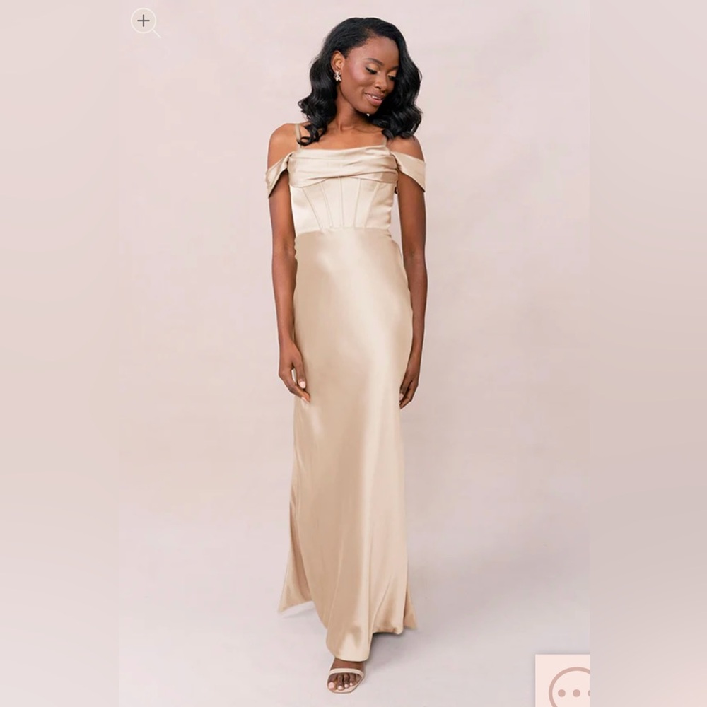 Revelry London Convertible Satin Dress